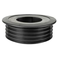 FlueSnug Single 100mm Black