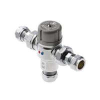 Altech Combined Thermostatic Mixing 3/2 Inline Valve 22mm