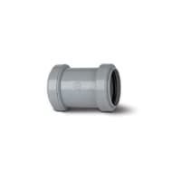 Polypipe Waste Push Fit Straight Coupling 32mm Grey WP25G