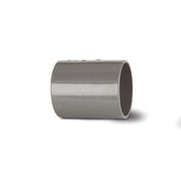 Polypipe Straight Coupling 50mm Grey WS58G