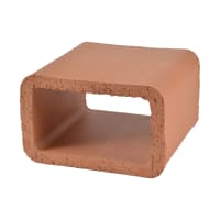 Hepworth Terracotta Cavity Liner 215 x 140 x 200mm Red