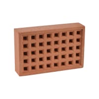Hepworth Terracotta Airbrick Square Hole Red 215mm x 140mm