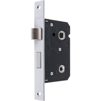 Arrone Mortice 5 Lever Bathroom Lock 155 x 13 x 79mm Nickel Plated AR184S-63-NP