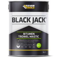 Everbuild 903 Bitumen Trowel Mastic 5L Black