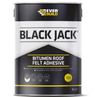 Everbuild 904 Black Jack Bitumen Roof Felt Adhesive 5L