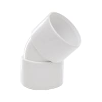Image of Polypipe Solvent Weld Waste 32mm Obtuse Bend 45° White