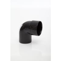 Polypipe 92.5° Swivel Bend 40mm Black WS24B