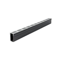 ACO Threshold Drain Drainage Channel Assembly with Silver Aluminium Grating 1000mm A 15