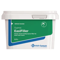 Gyproc Easifiller for Ultra Fine Finish 2.5L Tub