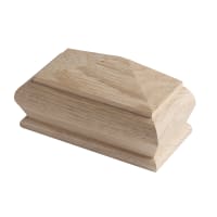 Richard Burbidge Trademark White Oak Pyramid Half Cap 115 x 57 x 50mm