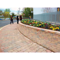 Tobermore Secura Lite Wall Coping 300/235 x 330 x 70mm Heather
