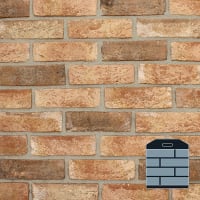 The Brick Tile Company Brick Slips Tile Blend 32 Brown - Sample Panel