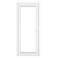 Crystal Triple Glazed Door White 920 x 2090mm Clear