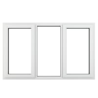 Crystal Triple Glazed Window White LH & RH 1115 x 1770mm Clear