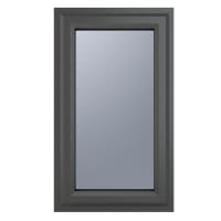 Crystal Triple Glazed Window Grey/White LH 610 x 1115mm Obscure