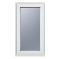 Crystal Triple Glazed Window White RH 610 x 965mm Obscure
