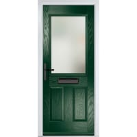 Lytham Green Stipolytte Glass 920 x 2090mm Right Hand