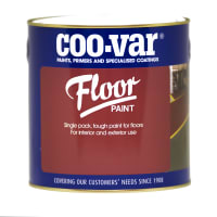 Coo-Var Floor Paint Flint 2.5 Litres Red