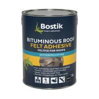 Bostik Bituminous Felt Adhesive for Roofs 5.0L Black