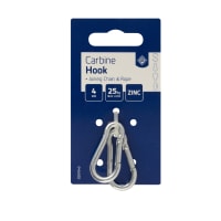 Carbine Hook Zinc Plated 4 x 40mm Pack of 2