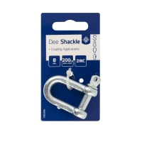 D Shackle Zinc Plated 8mm