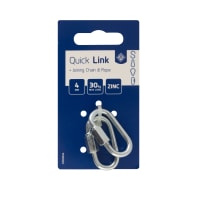 Quick Repair Link Zinc Plated 4mm Pack of 2