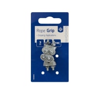 Wire Rope Grips Zinc Plated 3mm Pack of 4