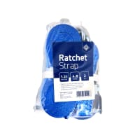 1.2t Ratchet Strap 4.8m Blue Pack of 2