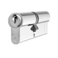 Eurospec Offset Euro Double Cylinder Lock 100mm Nickel Plated