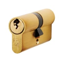 Eurospec 5 Pin Euro Double Cylinder Lock 70mm Satin Brass