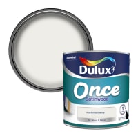 Dulux Once Satinwood 2.5L Pure Brilliant White