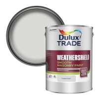Dulux Trade Weathershield Smooth Masonry Paint 5L Frosted Grey