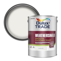 Dulux Trade Weathershield Smooth Masonry Pure Brilliant White 5L