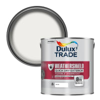 Dulux Trade Weathersheild Quick Dry Exterior Flexible Undercoat 2.5L White