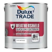 Dulux Trade Weathershield Quick Dry Exterior Flexible Undercoat Extra Deep Base 2.5L