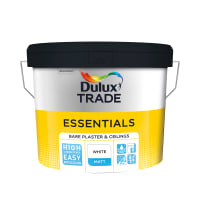 Dulux Trade Essentials Bare Plaster & Ceilings Matt White 10L