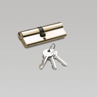 ERA Euro Double Cylinder Lock 70mm L Brass