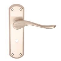 Sigma Lever Bathroom Furniture Satin Nickel Plated