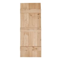 Heritage V Grooved Select Rustic Oak Ledged Door 1981 x 610mm