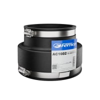 Fernco Adaptor Coupling 144-160/110-122mm Black