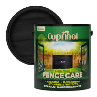 Cuprinol Less Mess Fence Care 6L Black
