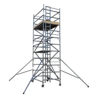 Double Width Alloy Tower 2.5m x 1.35m x 7.45m