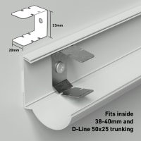D-Line Safe-D U-Clips 40mm Pack of 50