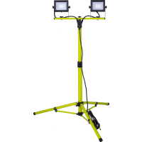 Luceco Eco Worklight Tripod Twin 20W Heads