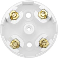 BG Knockout Entry Junction Box 4 Way 20A 57mm Dia White