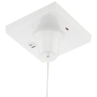 BG 800 Series 50A Pull Cord Ceiling Shower Switch Double Pole White