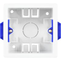 BG 900 Series Single Dry Lining Box 35mm Square Edge White