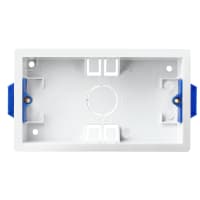 BG 900 Series Double Dry Lining Box 35mm Square Edge White