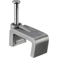 BG Cable Clips Twin & Earth 10mm Grey Pack of 50