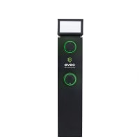 EVEC Pedestal EV Charger 7.4kw Type 2 Dual Socket